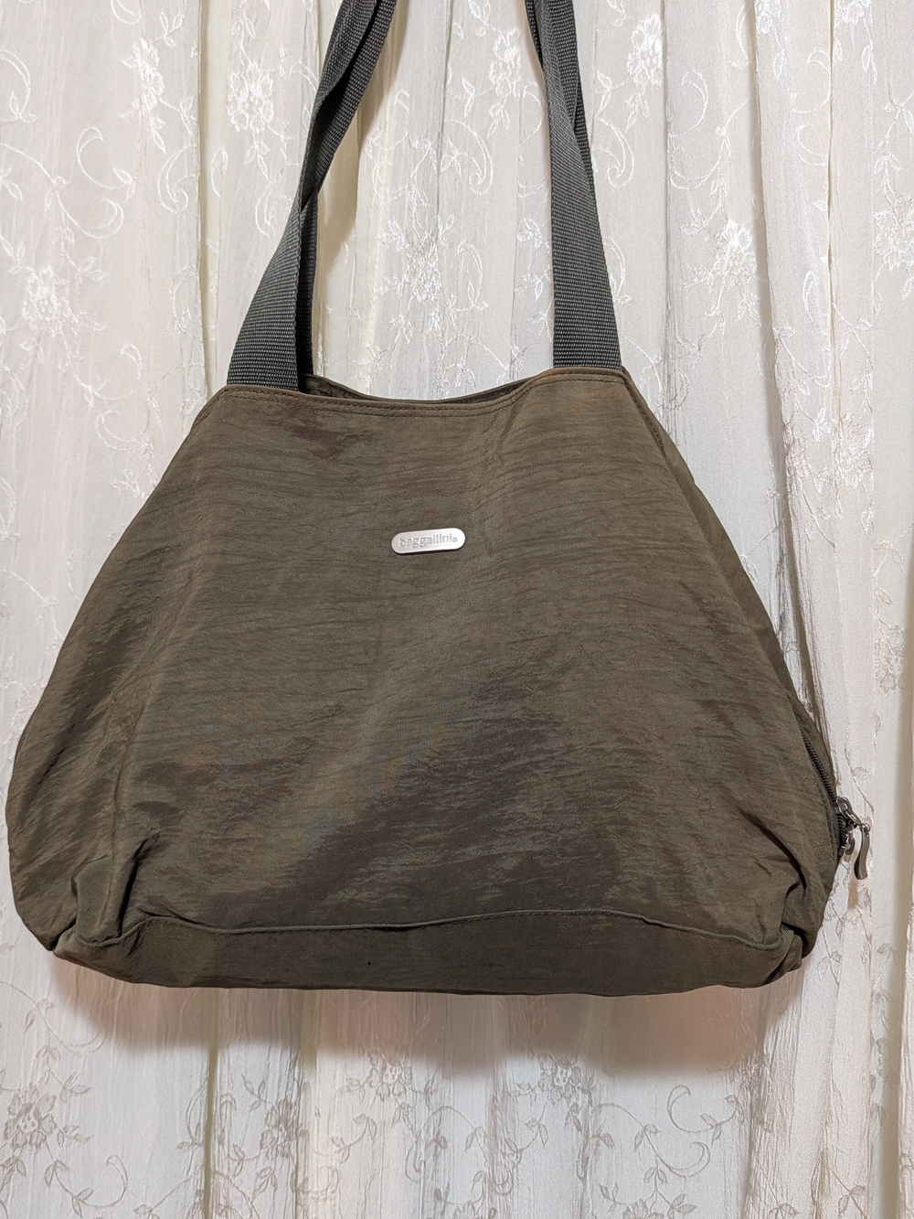 Baggallini Olive Green Tote Shoulder Bag